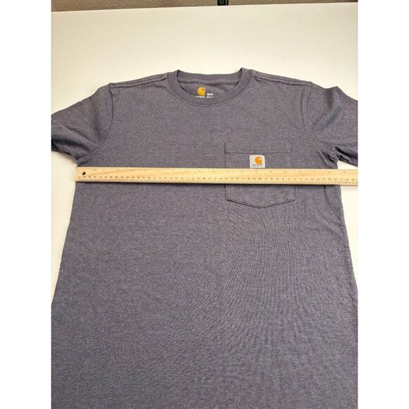 Carhartt Kids T-Shirt Youth Small S 4-6 Gray Pocket Tee Workwear Boy's K87 - Picture 4 of 7